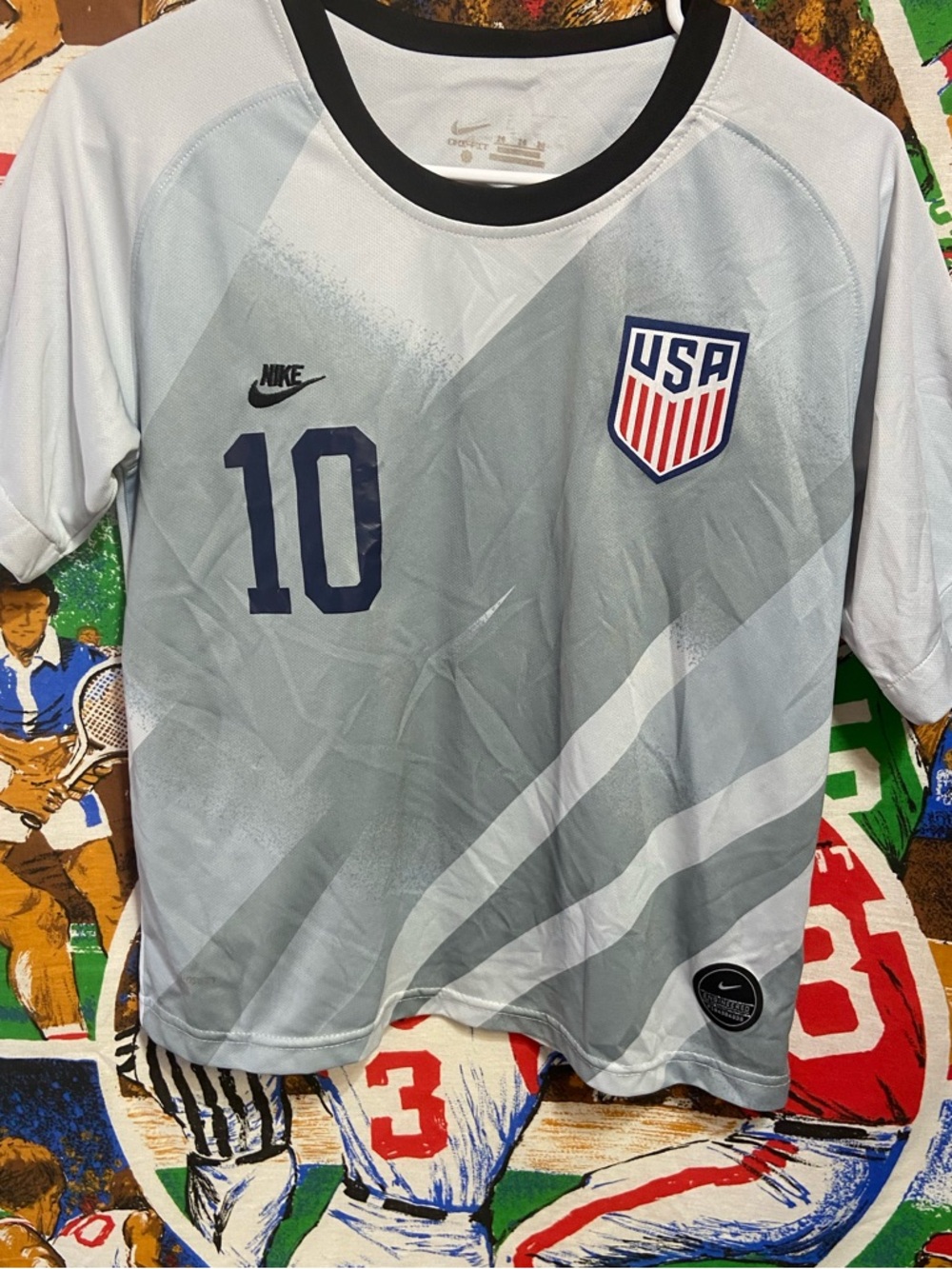 Nike USA Christian Pulisic Soccer Jersey